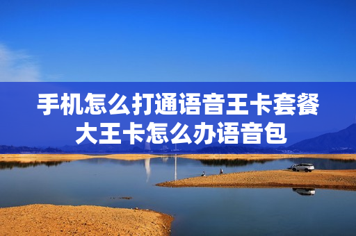 手机怎么打通语音王卡套餐 大王卡怎么办语音包