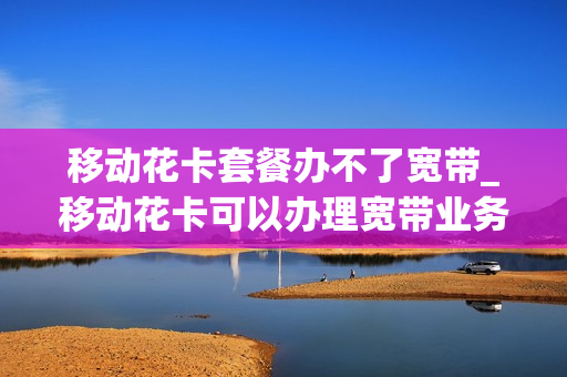 移动花卡套餐办不了宽带_移动花卡可以办理宽带业务吗