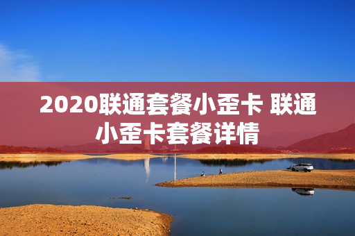 2020联通套餐小歪卡 联通小歪卡套餐详情