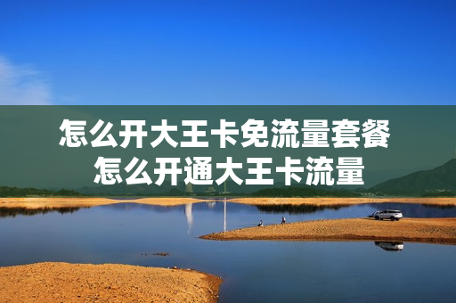 怎么开大王卡免流量套餐 怎么开通大王卡流量
