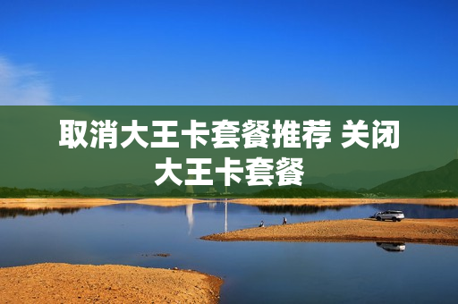取消大王卡套餐推荐 关闭大王卡套餐