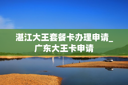 湛江大王套餐卡办理申请_广东大王卡申请