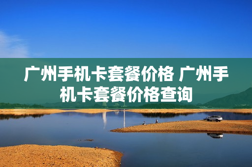 广州手机卡套餐价格 广州手机卡套餐价格查询