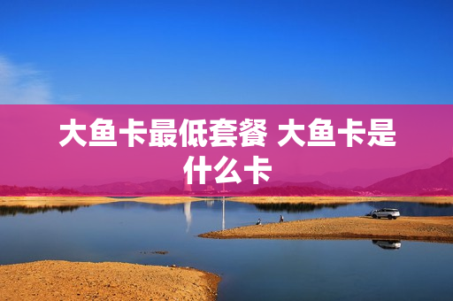 大鱼卡最低套餐 大鱼卡是什么卡