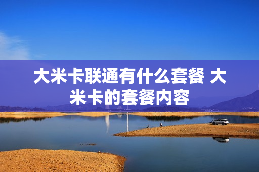 大米卡联通有什么套餐 大米卡的套餐内容