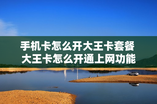 手机卡怎么开大王卡套餐 大王卡怎么开通上网功能