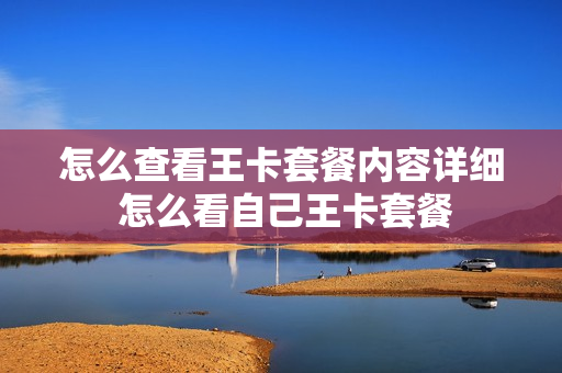 怎么查看王卡套餐内容详细 怎么看自己王卡套餐