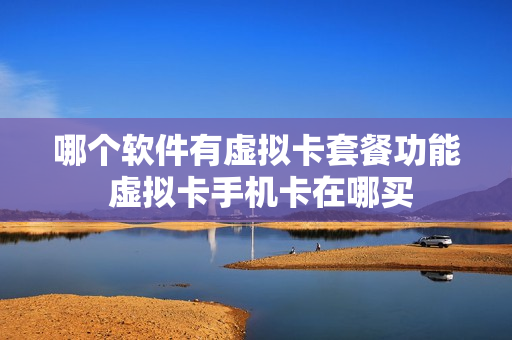 哪个软件有虚拟卡套餐功能 虚拟卡手机卡在哪买