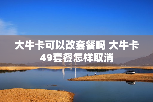 大牛卡可以改套餐吗 大牛卡49套餐怎样取消