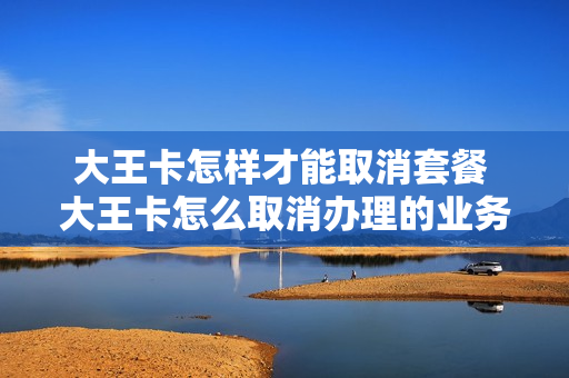 大王卡怎样才能取消套餐 大王卡怎么取消办理的业务套餐