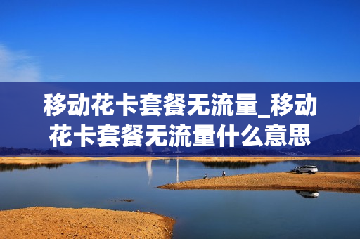 移动花卡套餐无流量_移动花卡套餐无流量什么意思