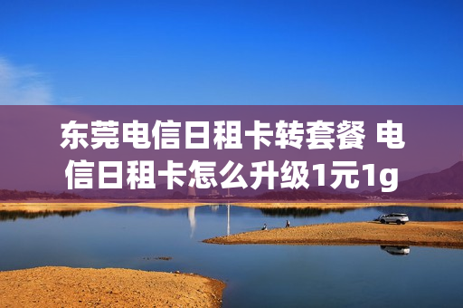 东莞电信日租卡转套餐 电信日租卡怎么升级1元1g