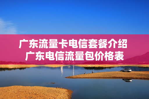 广东流量卡电信套餐介绍 广东电信流量包价格表