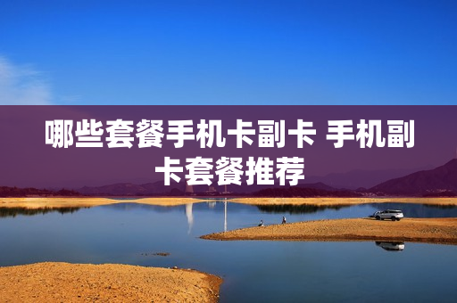 哪些套餐手机卡副卡 手机副卡套餐推荐