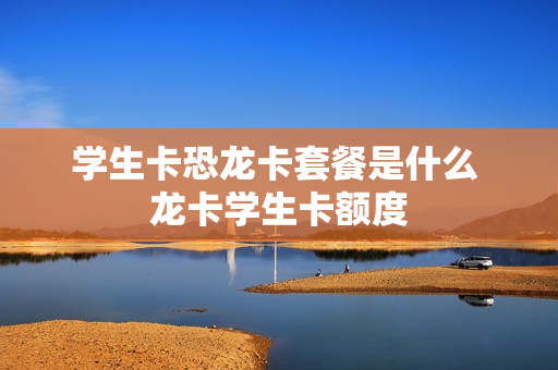 学生卡恐龙卡套餐是什么 龙卡学生卡额度