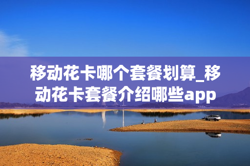 移动花卡哪个套餐划算_移动花卡套餐介绍哪些app