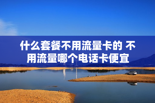 什么套餐不用流量卡的 不用流量哪个电话卡便宜