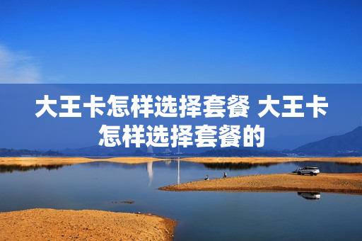 大王卡怎样选择套餐 大王卡怎样选择套餐的