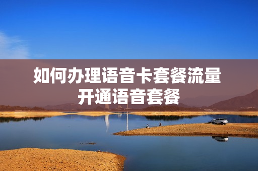 如何办理语音卡套餐流量 开通语音套餐