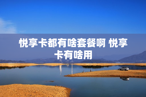 悦享卡都有啥套餐啊 悦享卡有啥用