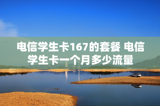电信学生卡167的套餐 电信学生卡一个月多少流量