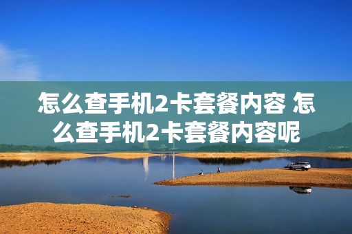 怎么查手机2卡套餐内容 怎么查手机2卡套餐内容呢