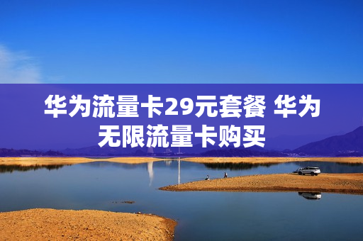华为流量卡29元套餐 华为无限流量卡购买