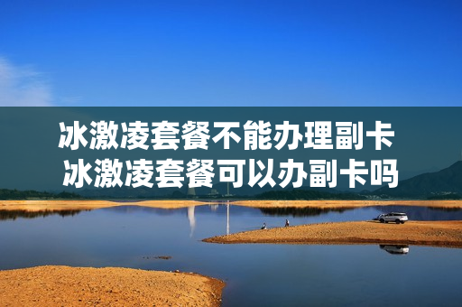 冰激凌套餐不能办理副卡 冰激凌套餐可以办副卡吗