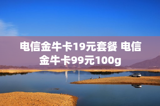 电信金牛卡19元套餐 电信金牛卡99元100g