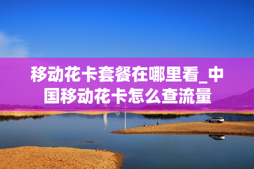 移动花卡套餐在哪里看_中国移动花卡怎么查流量