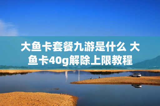 大鱼卡套餐九游是什么 大鱼卡40g解除上限教程