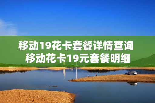 移动19花卡套餐详情查询 移动花卡19元套餐明细