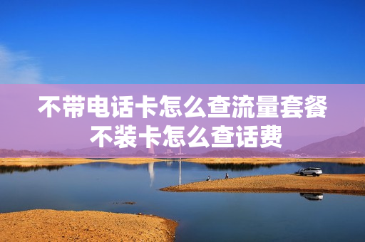 不带电话卡怎么查流量套餐 不装卡怎么查话费