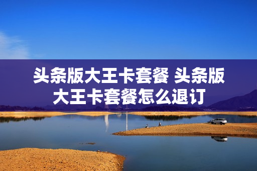 头条版大王卡套餐 头条版大王卡套餐怎么退订