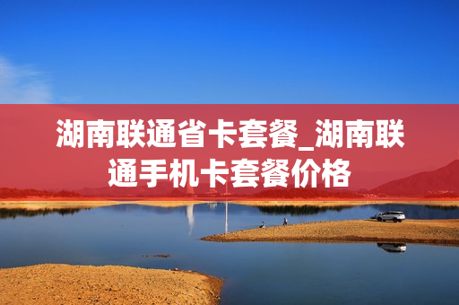 湖南联通省卡套餐_湖南联通手机卡套餐价格
