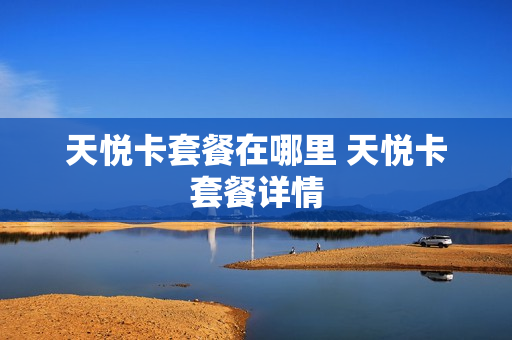 天悦卡套餐在哪里 天悦卡套餐详情