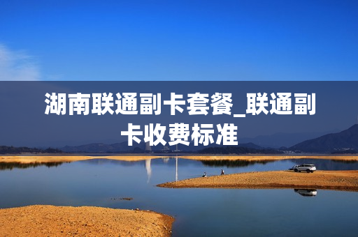 湖南联通副卡套餐_联通副卡收费标准