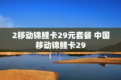 2移动锦鲤卡29元套餐 中国移动锦鲤卡29
