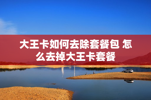 大王卡如何去除套餐包 怎么去掉大王卡套餐
