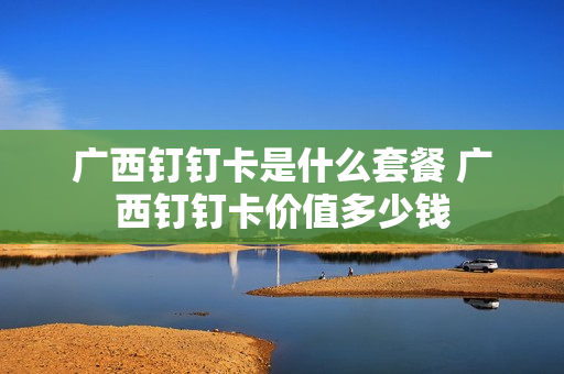 广西钉钉卡是什么套餐 广西钉钉卡价值多少钱