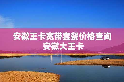 安徽王卡宽带套餐价格查询 安徽大王卡