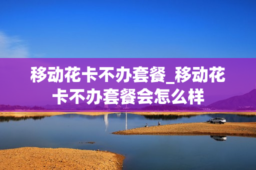 移动花卡不办套餐_移动花卡不办套餐会怎么样