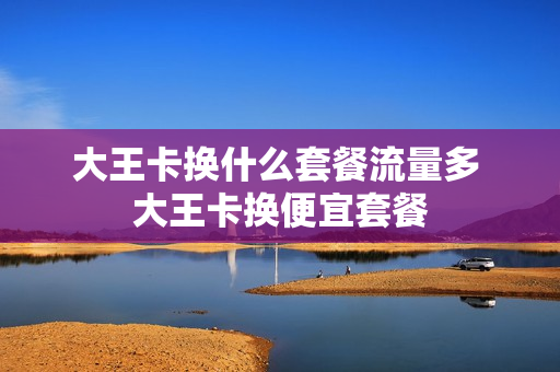 大王卡换什么套餐流量多 大王卡换便宜套餐