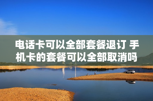 电话卡可以全部套餐退订 手机卡的套餐可以全部取消吗