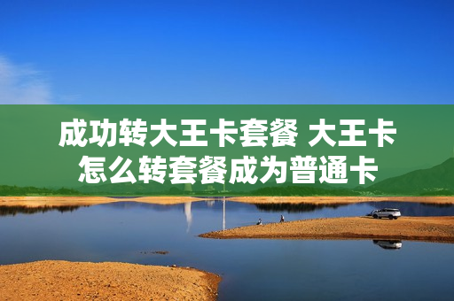 成功转大王卡套餐 大王卡怎么转套餐成为普通卡