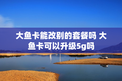 大鱼卡能改别的套餐吗 大鱼卡可以升级5g吗