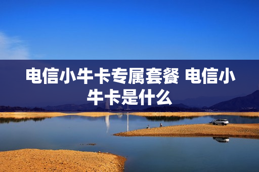 电信小牛卡专属套餐 电信小牛卡是什么