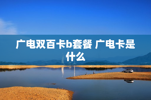 广电双百卡b套餐 广电卡是什么