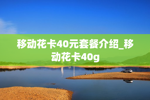 移动花卡40元套餐介绍_移动花卡40g