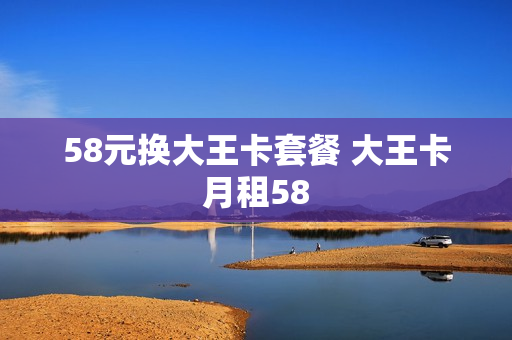 58元换大王卡套餐 大王卡月租58